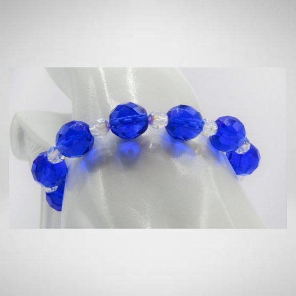 PRINCESS IN BLUE Beaded Jewelry Set - Picture 5 of 6